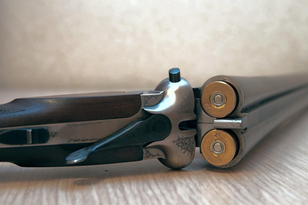 Fusil basculant ouvert