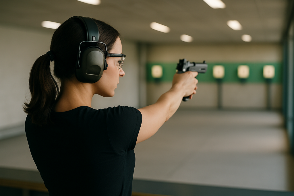 Tireuse sportive pistolet semi-automatique