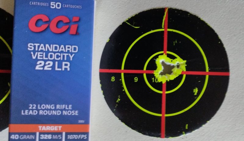 Groupement de tirs à 50 mètres avec une Bergara BMR-X Carbon