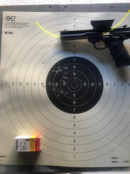 Browning Buck Mark Contour équipé d'un Burris FastFire 3
